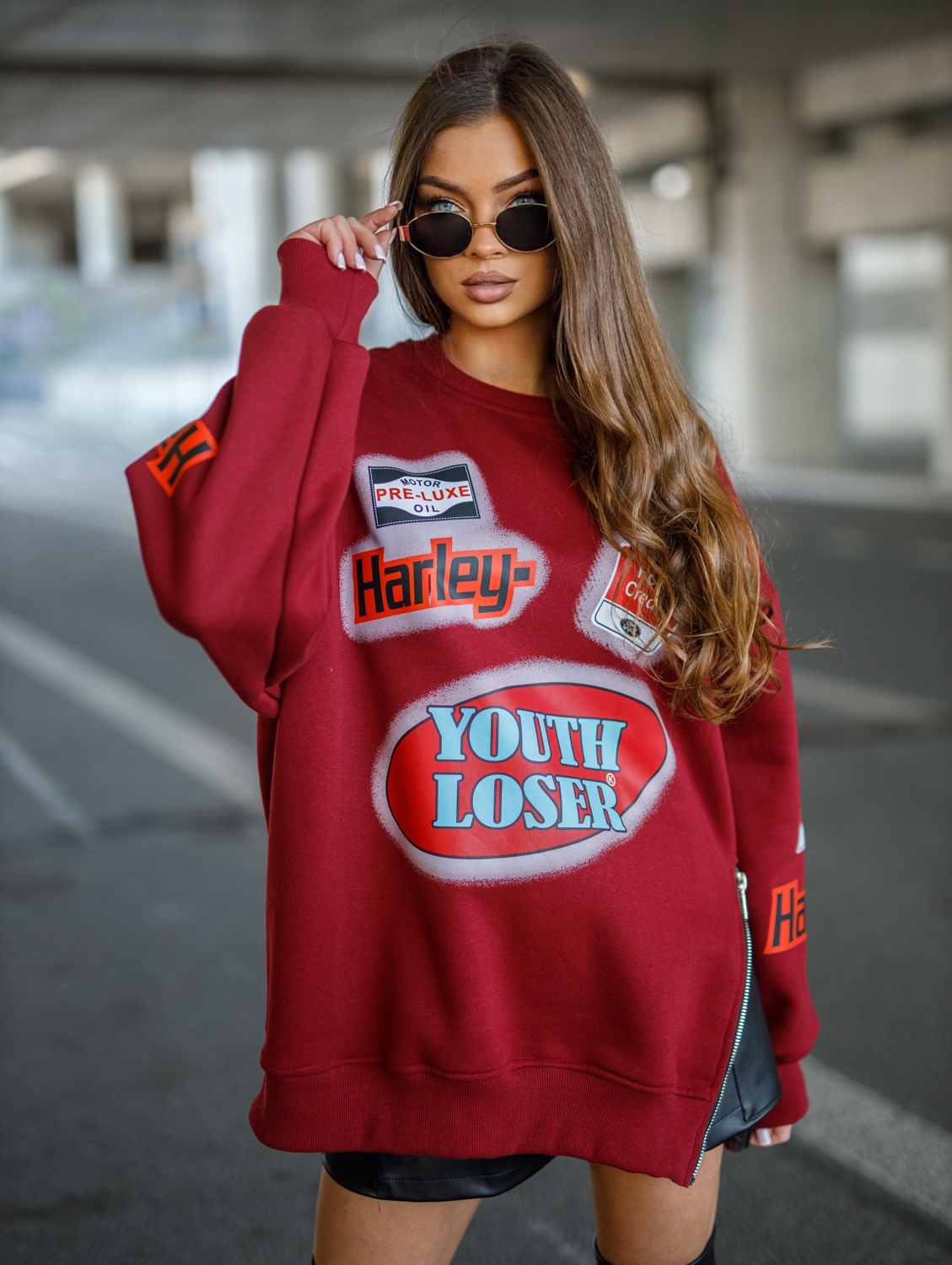Bluza Damska HARLEY – burgund