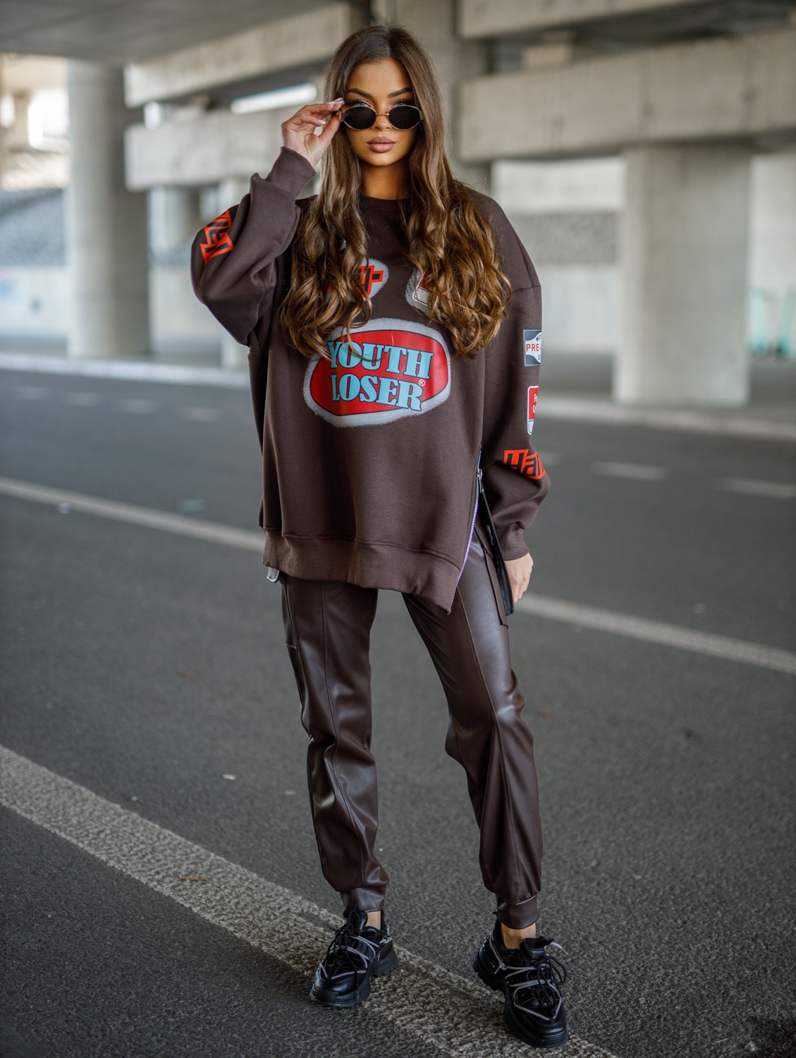 Bluza Damska HARLEY – chocolate - obrazek 4