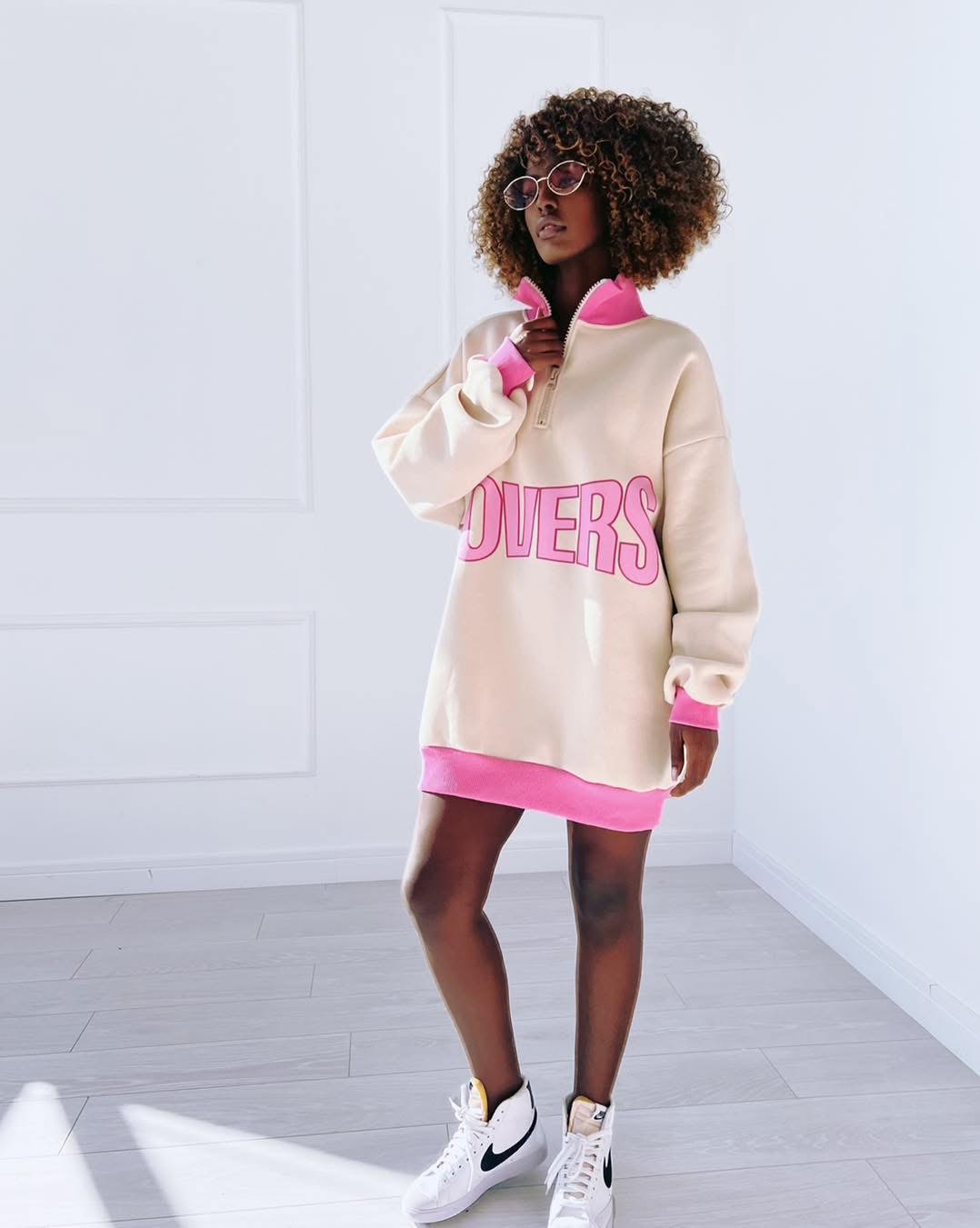 BLUZA OVERSIZE #LOVERS FINAL
