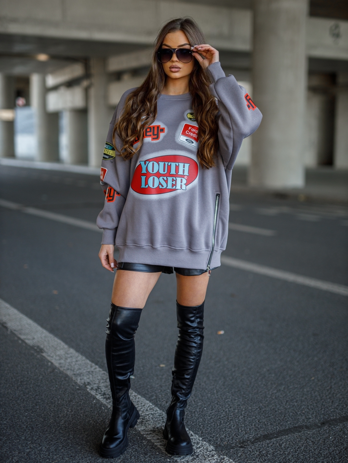 Bluza Damska HARLEY – gray - obrazek 4