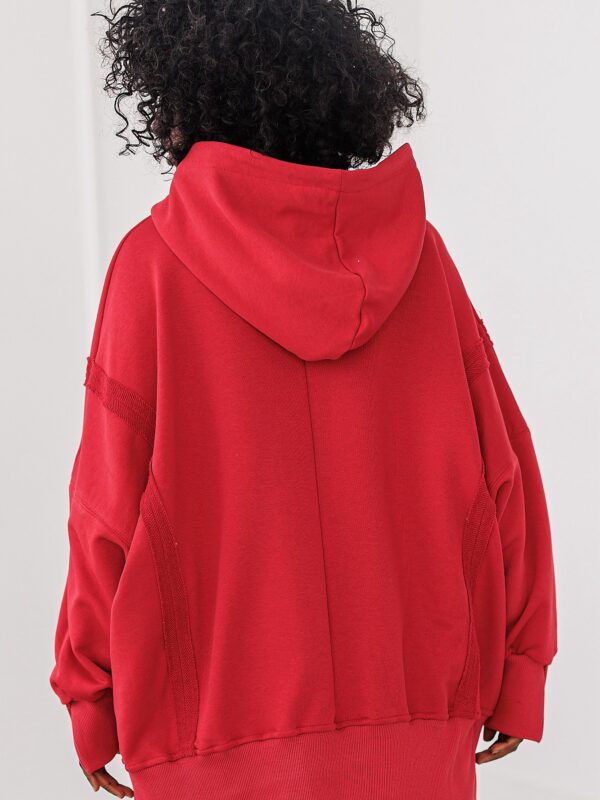 BLUZA OVERSIZE BASIC #RED