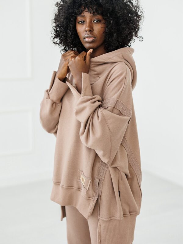 BLUZA OVERSIZE BASIC #BEIGE