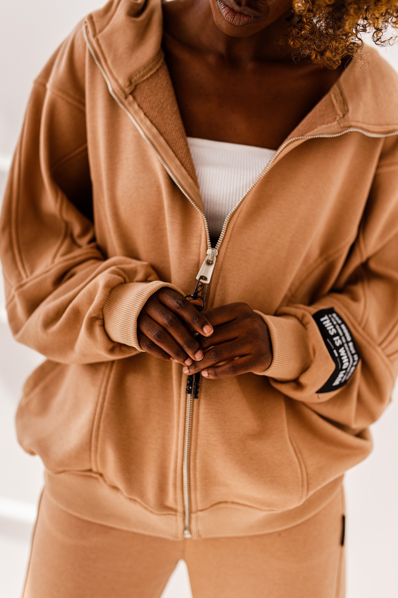 BLUZA OVERSIZE ELISA #MC CAMEL