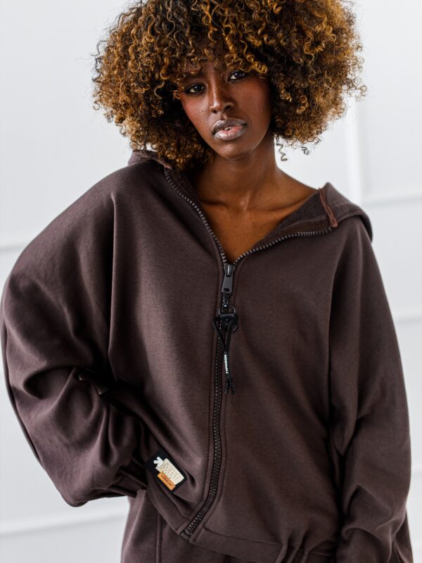 BLUZA OVERSIZE KARINA #MC CHOCOLATE