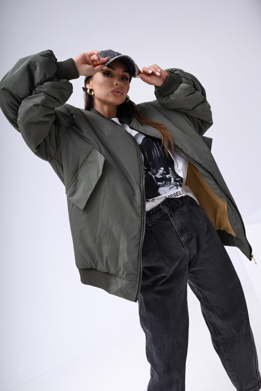 KURTKA OVERSIZE BOMBERS MCO# 11 - obrazek 3