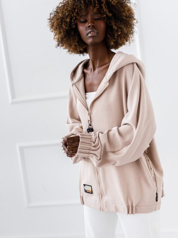BLUZA OVERSIZE KARINA #MC BEIGE