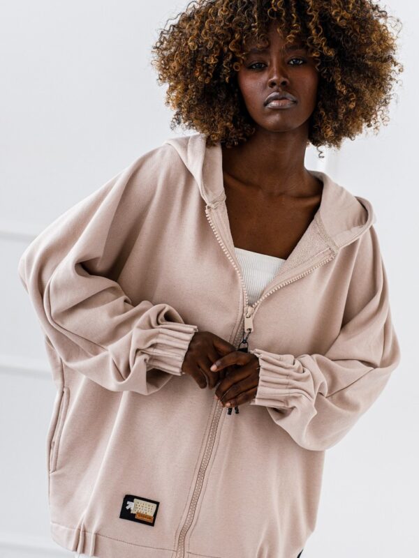 BLUZA OVERSIZE KARINA #MC BEIGE