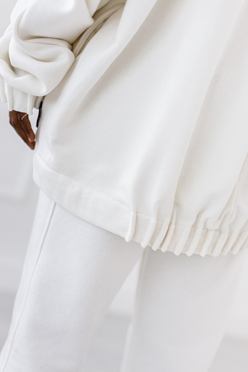 BLUZA OVERSIZE KARINA #MC WHITE - obrazek 5