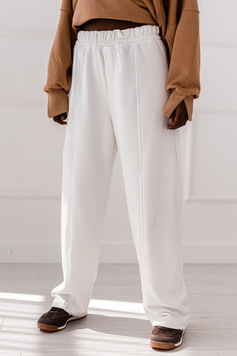 Spodnie OVERSIZE Carmen #MC WHITE - obrazek 2