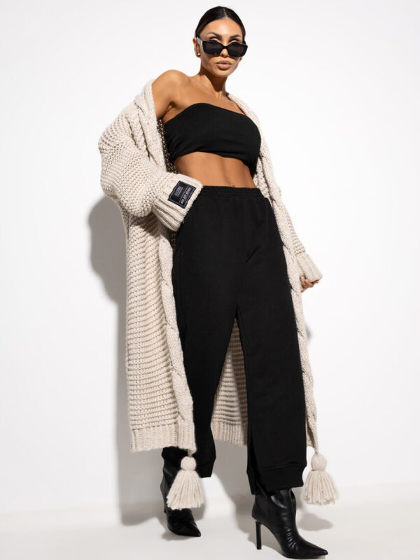 KARDIGAN OVERSIZE LOVER #BEIGE