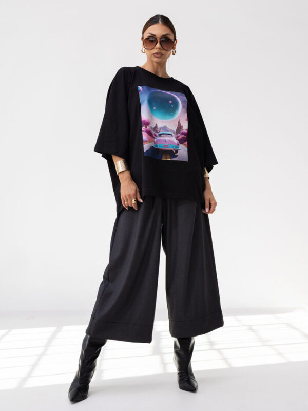 T-Shirt OVERSIZE CAR BLACK