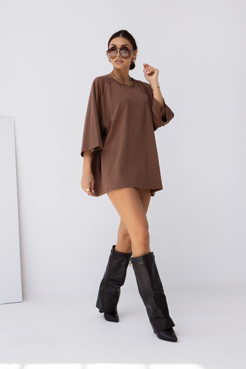 T-Shirt OVERSIZE LONG SING - obrazek 3