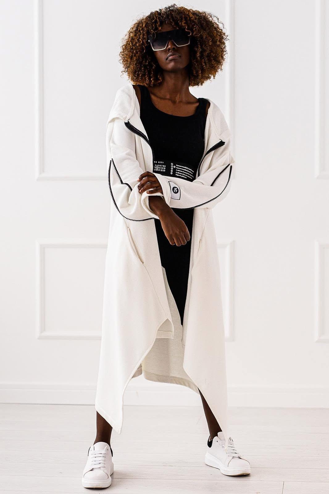 NARZUTKA DRESOWA OVERSIZE #MC WHITE