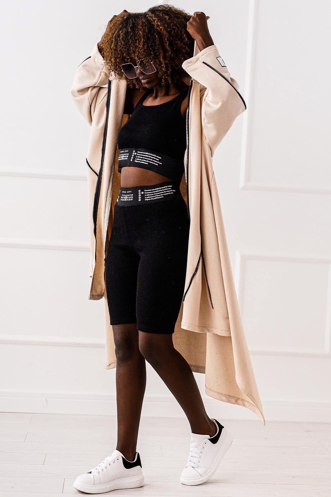 NARZUTKA DRESOWA OVERSIZE #MC BEIGE - obrazek 3
