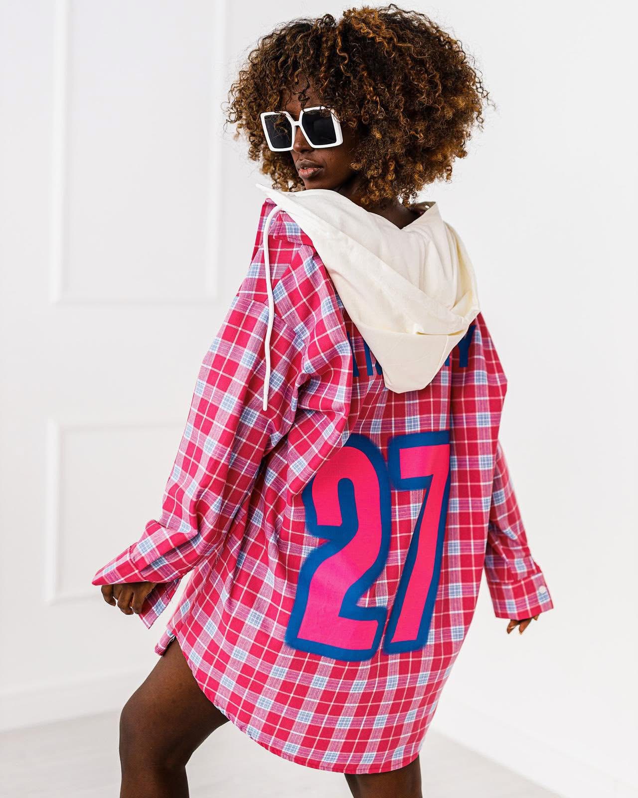 KOSZULA OVERSIZE #MC 27 PINK2