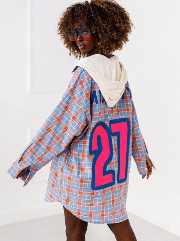 KOSZULA OVERSIZE #MC 27 BLUE