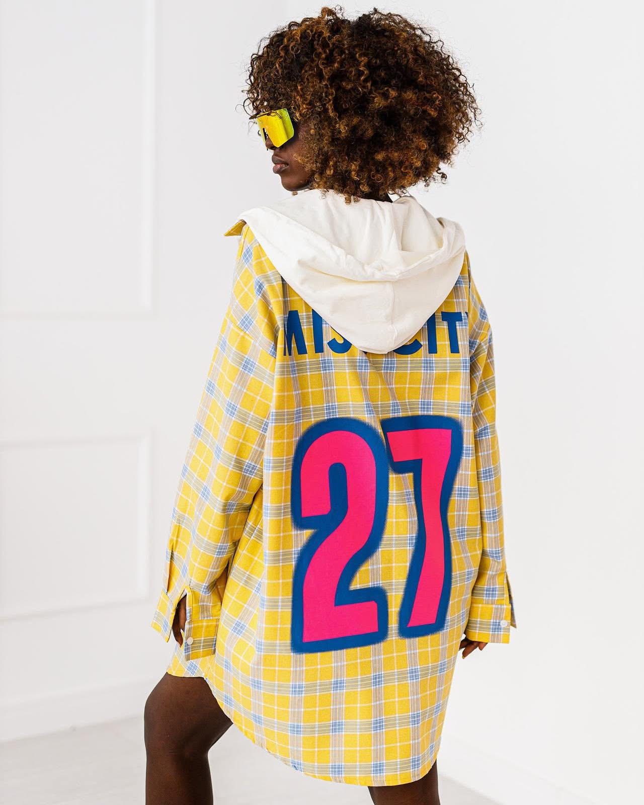 KOSZULA OVERSIZE #MC 27 YELLOW