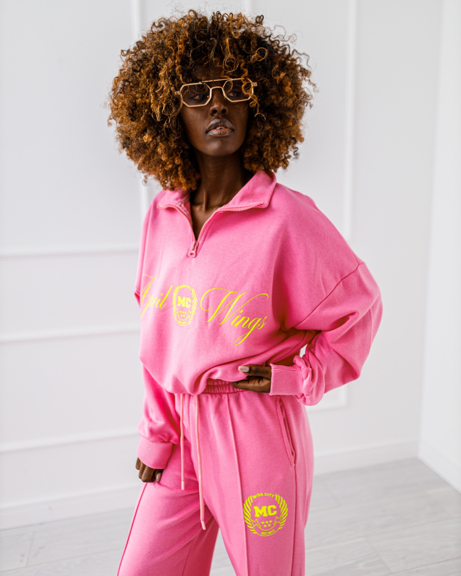 KOMPLET DRESOWY # LUXE STRIPE PINK