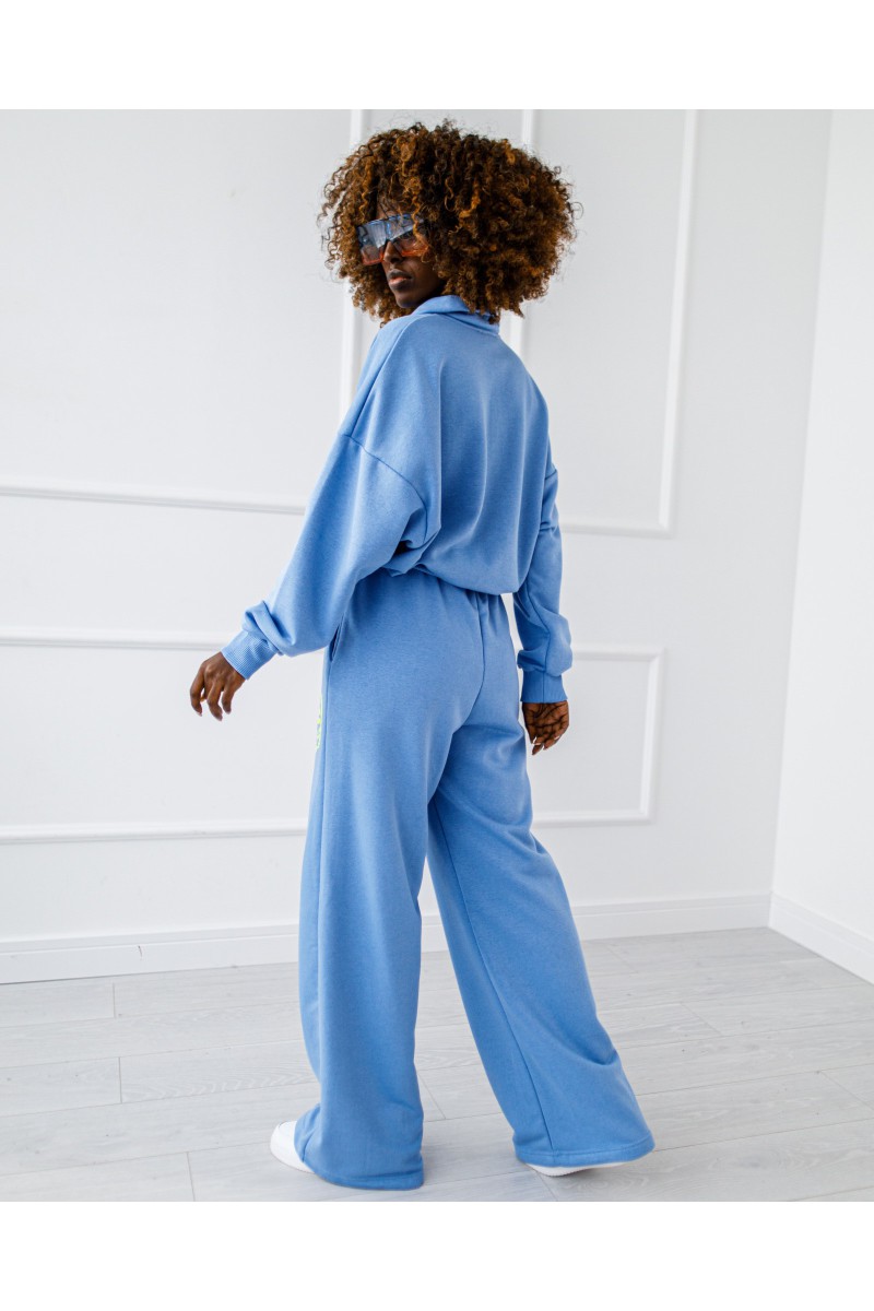 KOMPLET DRESOWY # LUXE STRIPE BLUE - obrazek 2