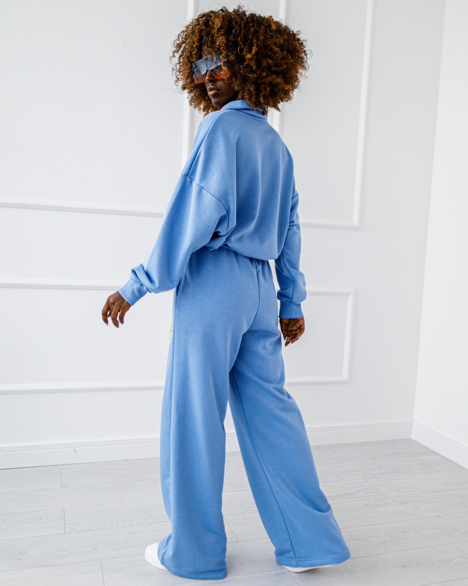 KOMPLET DRESOWY # LUXE STRIPE BLUE - obrazek 4