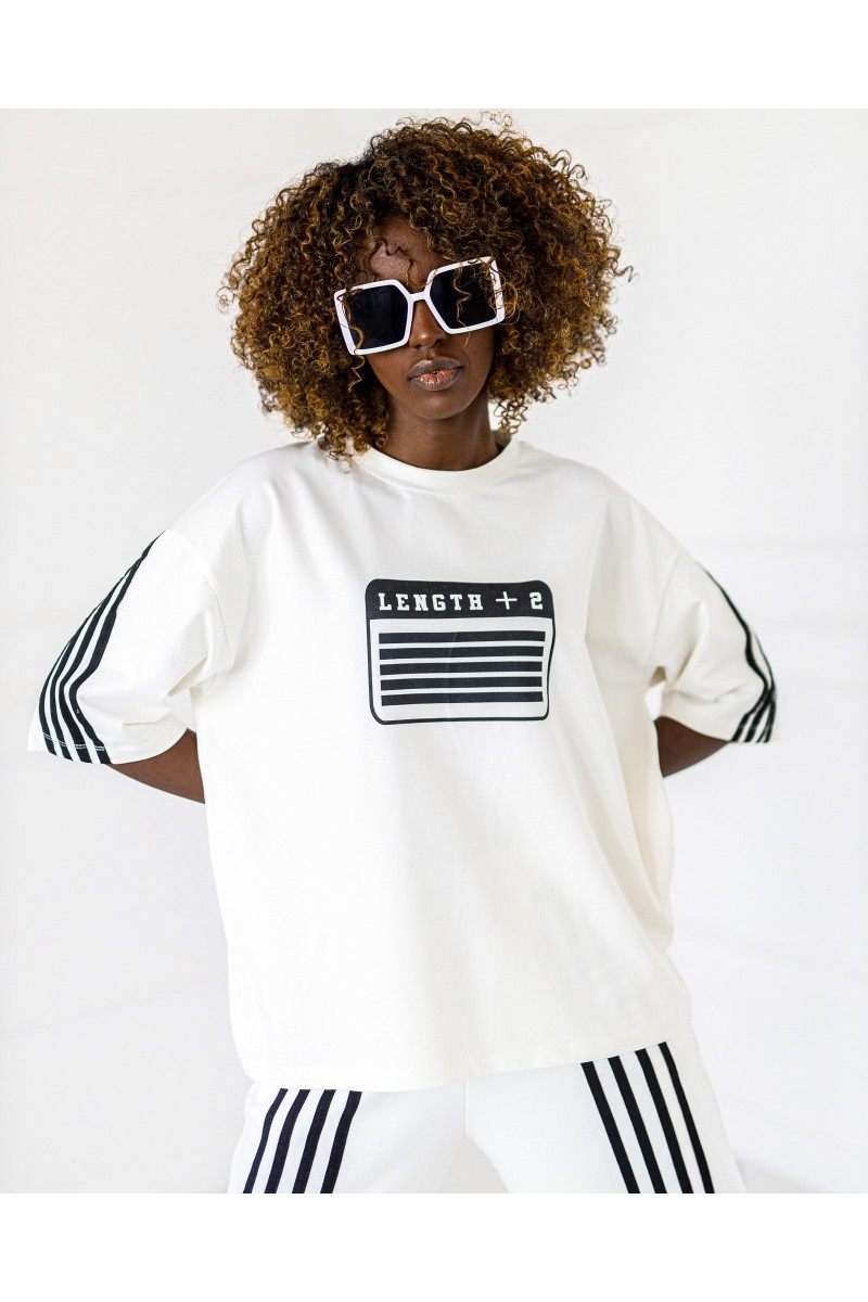 KOMPLET DRESOWY #LENGTH WHITE