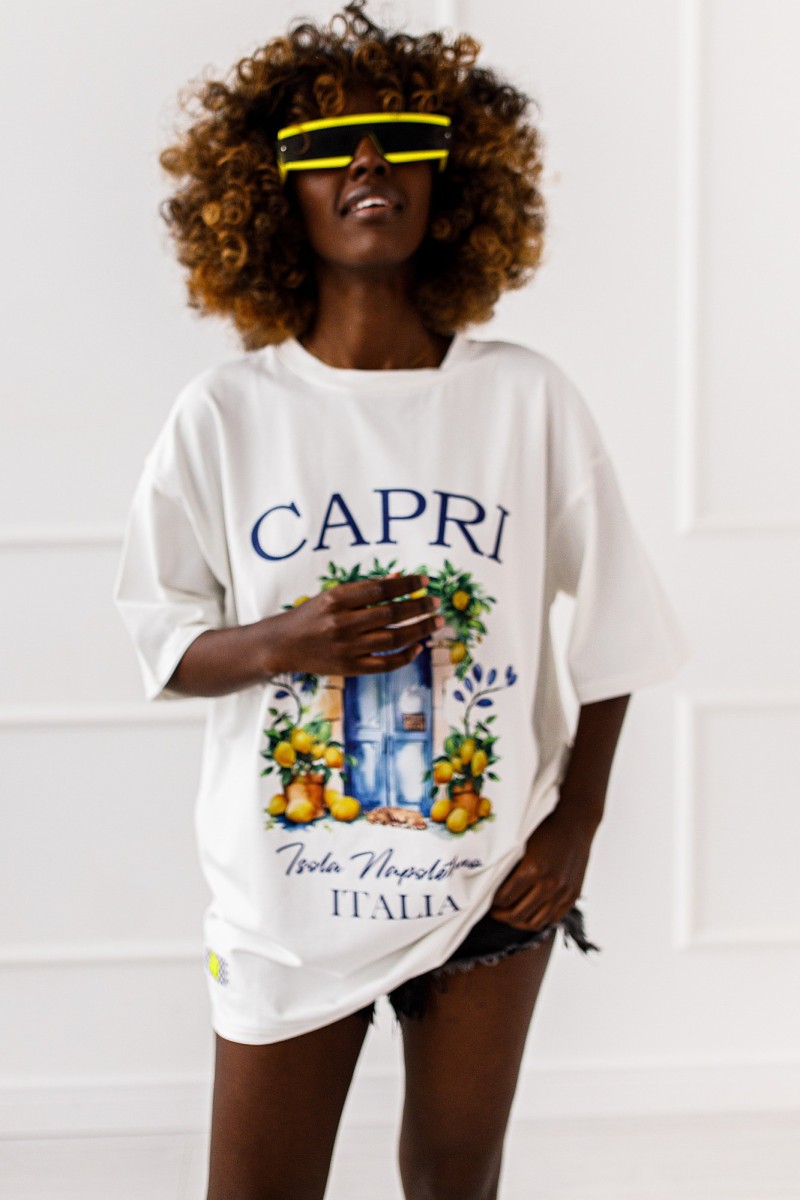 T-SHIRT OVERSIZE CAPRI VIBES #01 - obrazek 3