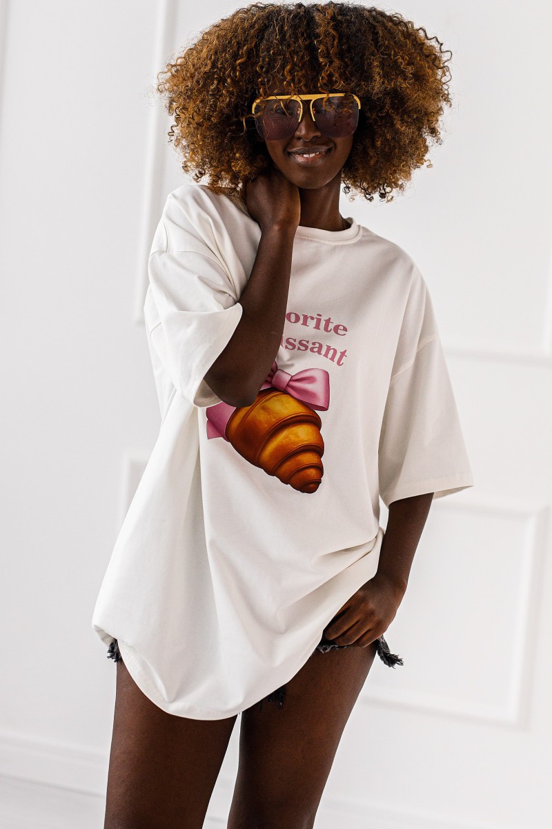 T-SHIRT OVERSIZE CROISSANT #02