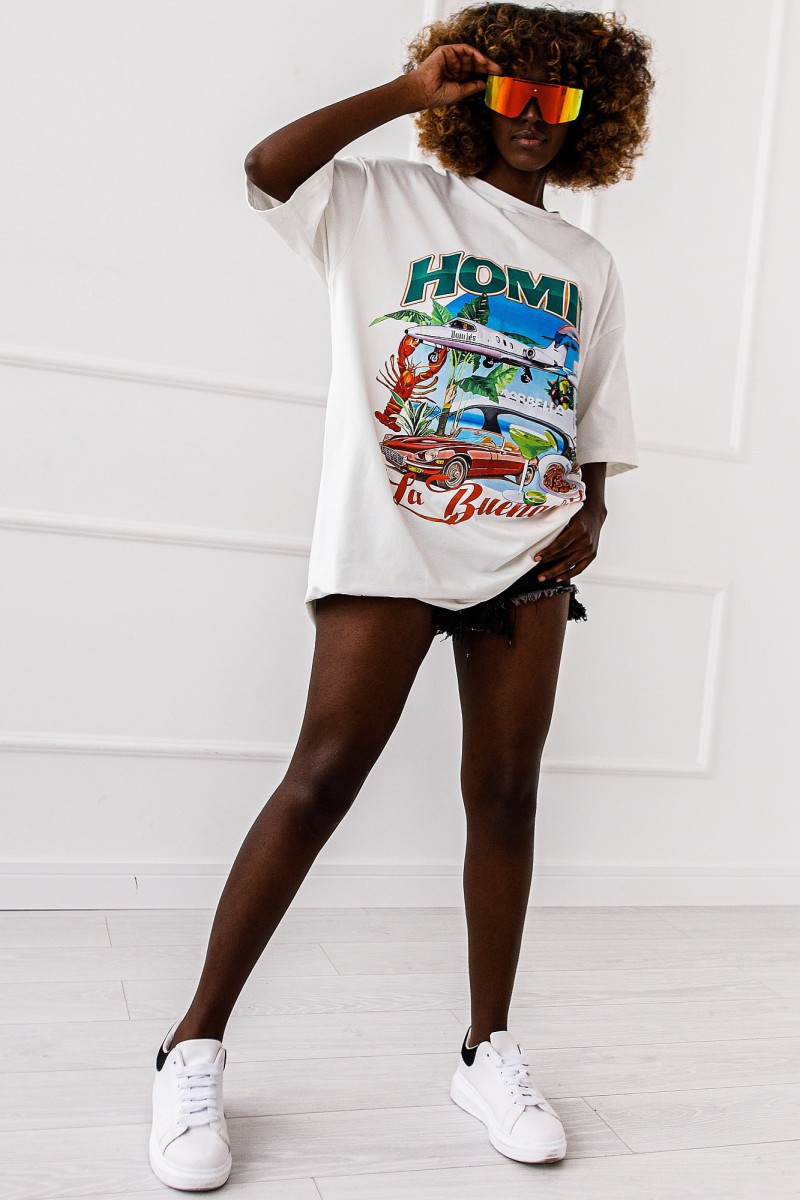 T-SHIRT OVERSIZE LA BUENA #01 - obrazek 4