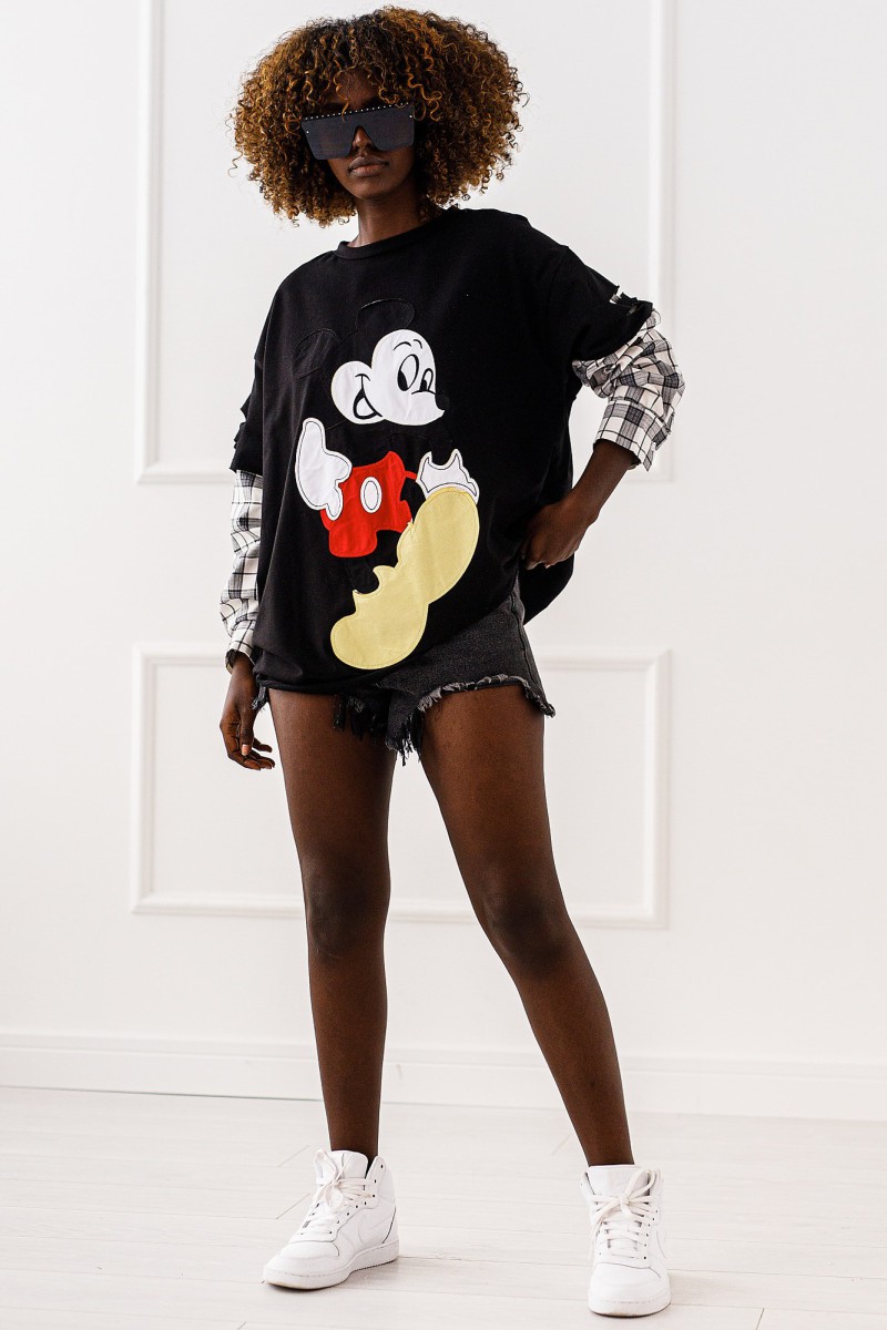 BLUZKA OVERSIZE MICKEY & Style #01 - obrazek 2