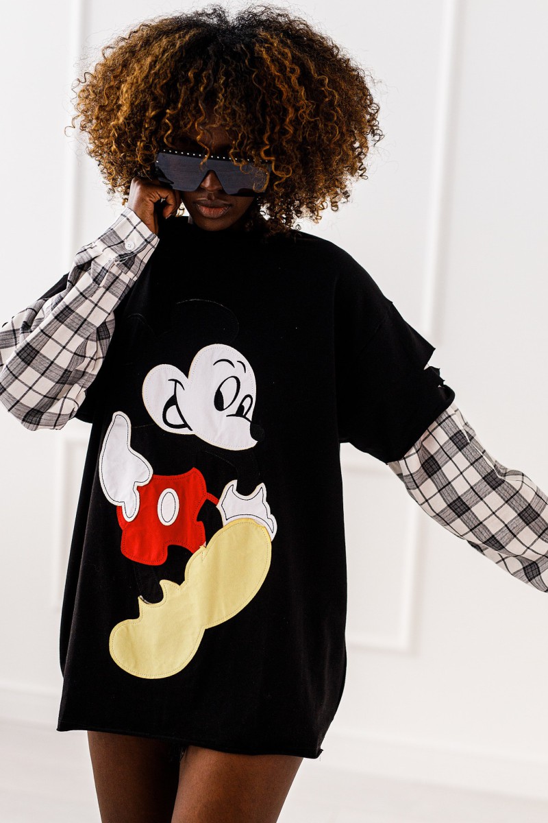 BLUZKA OVERSIZE MICKEY & Style #01 - obrazek 3