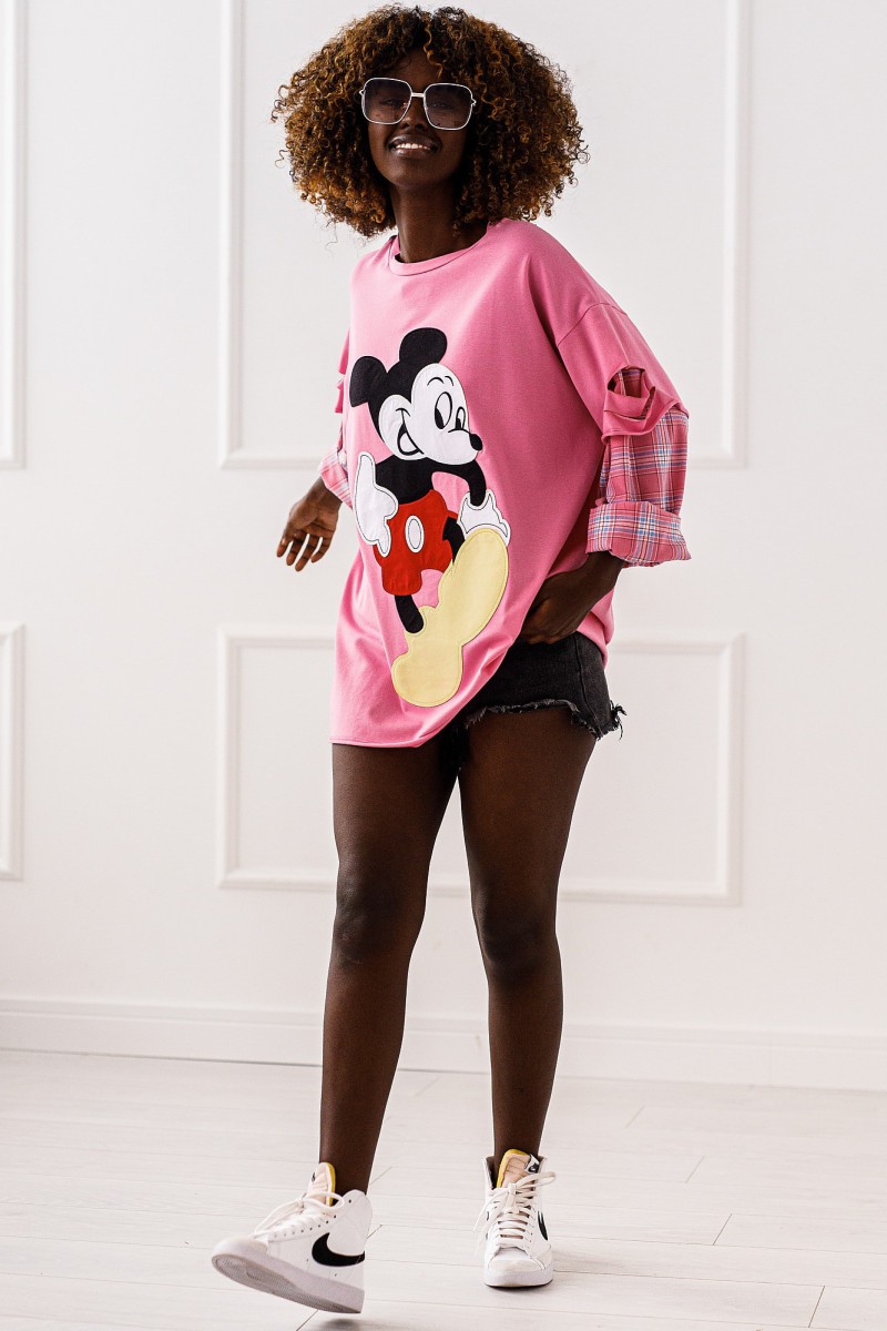 BLUZKA OVERSIZE MICKEY & Style #02 - obrazek 5