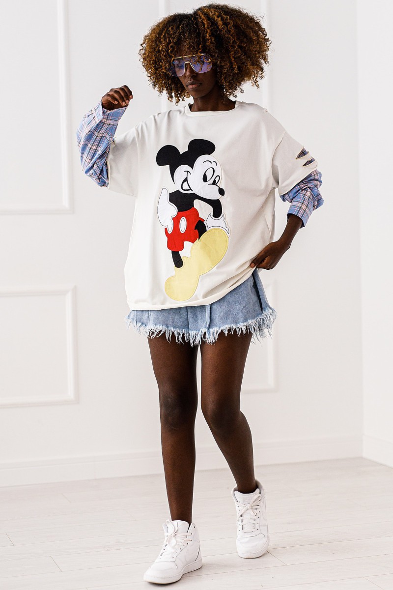 BLUZKA OVERSIZE MICKEY & Style #04 - obrazek 2