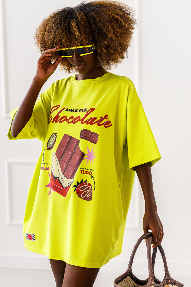 T-SHIRT OVERSIZE CHOCOLATE #03