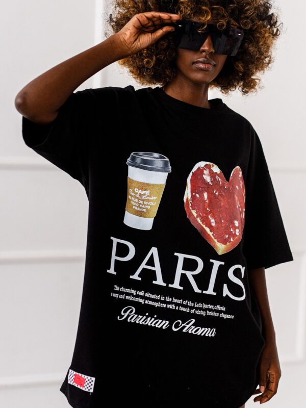 T-SHIRT OVERSIZE LOVE PARIS #03