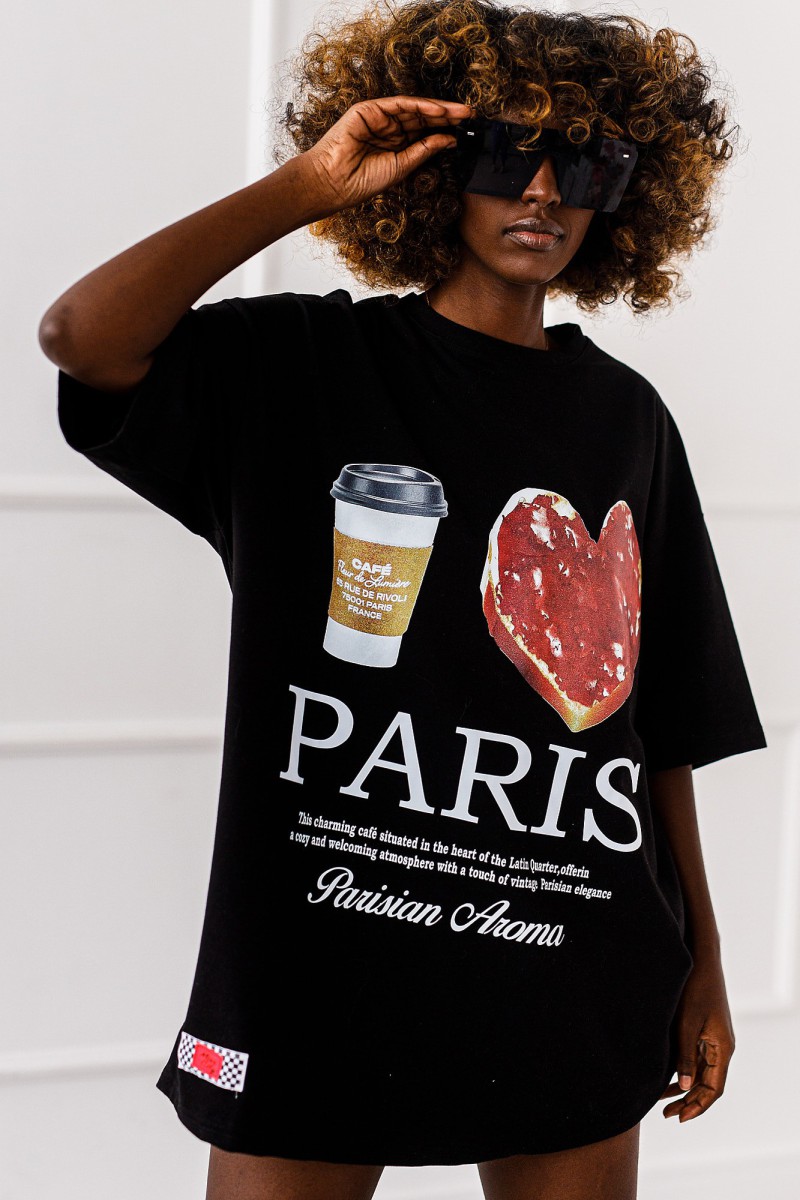 T-SHIRT OVERSIZE LOVE PARIS #03