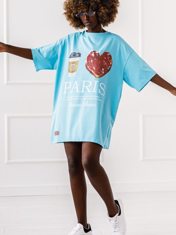 T-SHIRT OVERSIZE LOVE PARIS #01