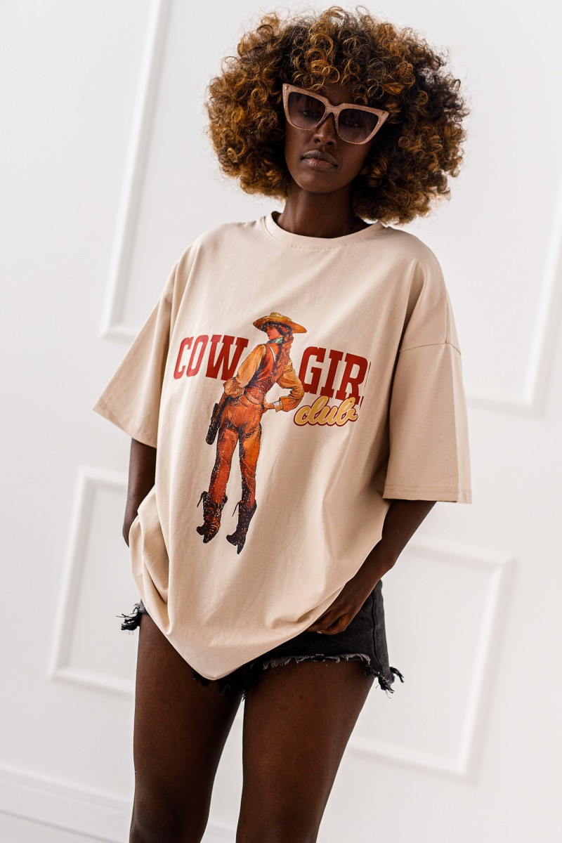 T-SHIRT OVERSIZE COWBOY GIRL #02