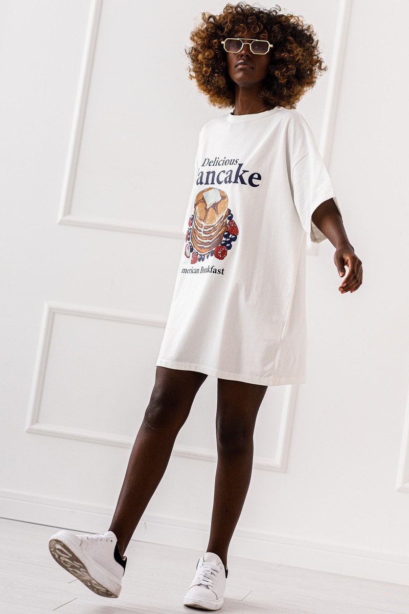 T-SHIRT OVERSIZE PANCAKE #01 - obrazek 2