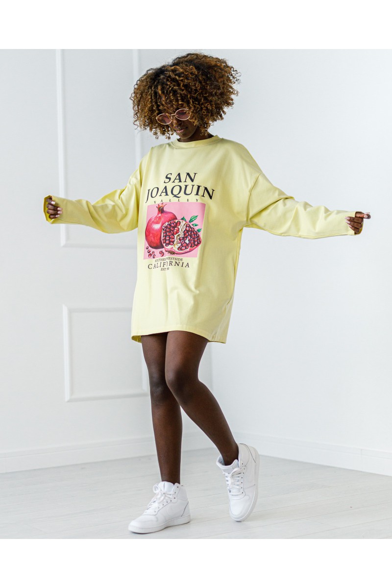 T-SHIRT OVERSIZE POMRGRANATE #01 - obrazek 5