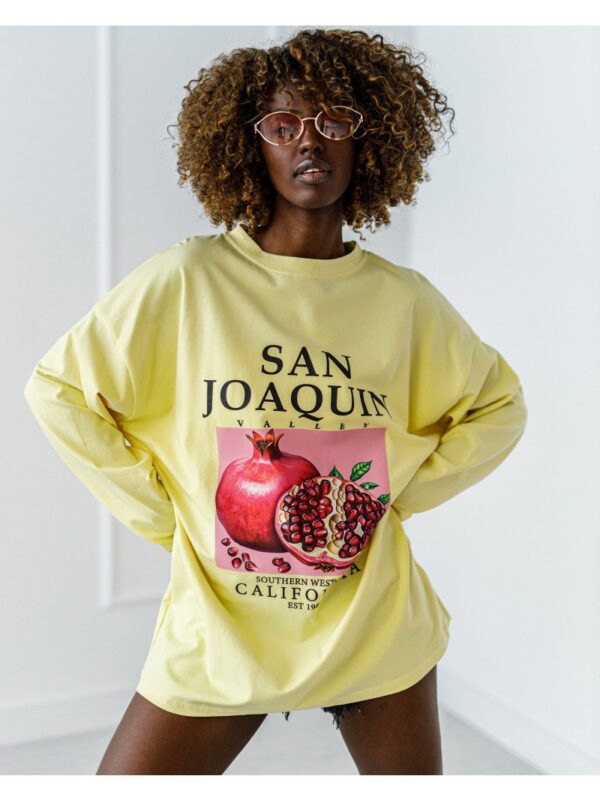 T-SHIRT OVERSIZE POMRGRANATE #01