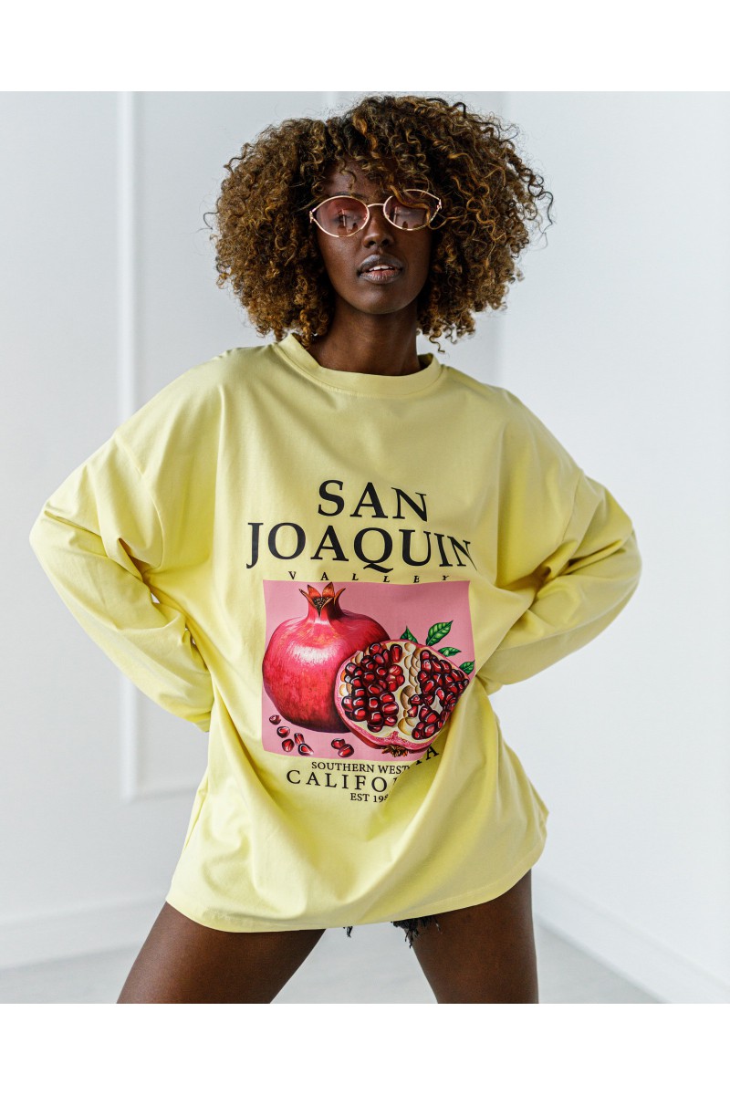 T-SHIRT OVERSIZE POMRGRANATE #01