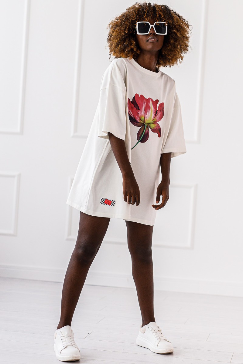 T-SHIRT OVERSIZE LILY#02 - obrazek 4