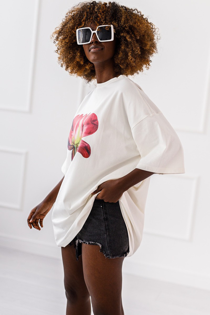 T-SHIRT OVERSIZE LILY#02 - obrazek 3