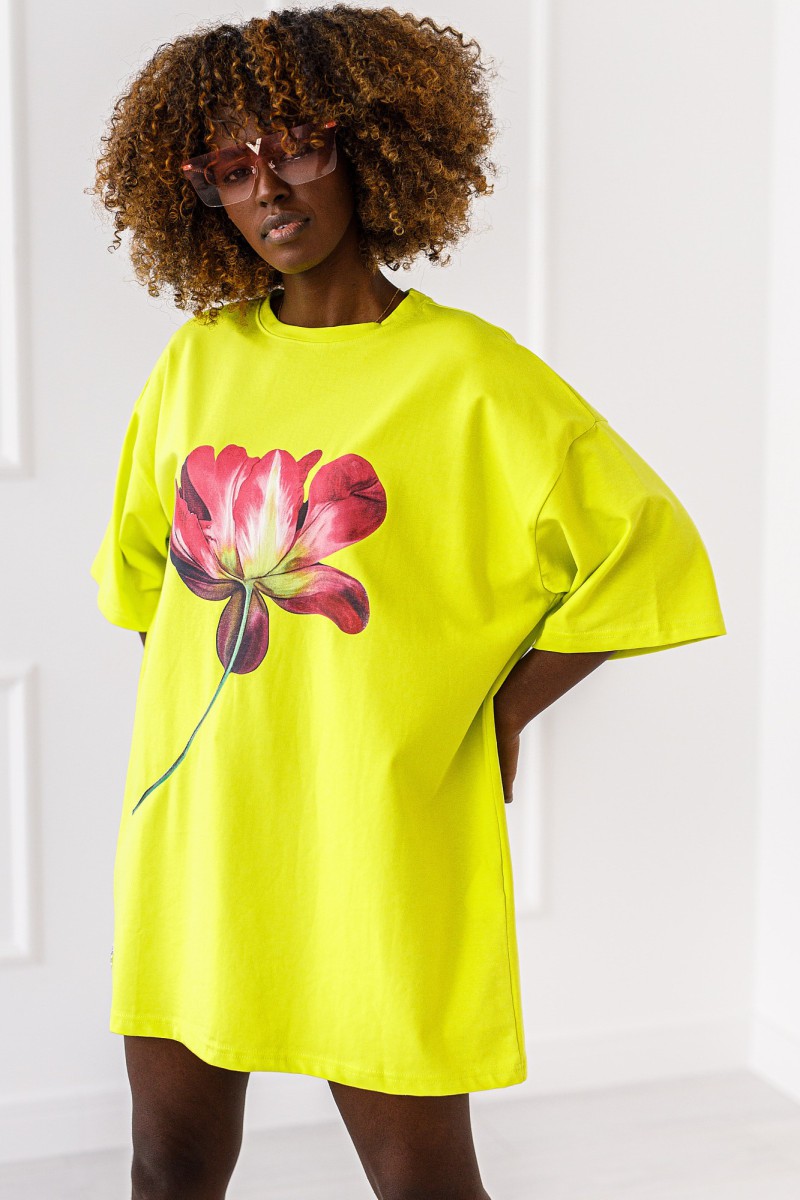 T-SHIRT OVERSIZE LILY#01 - obrazek 2