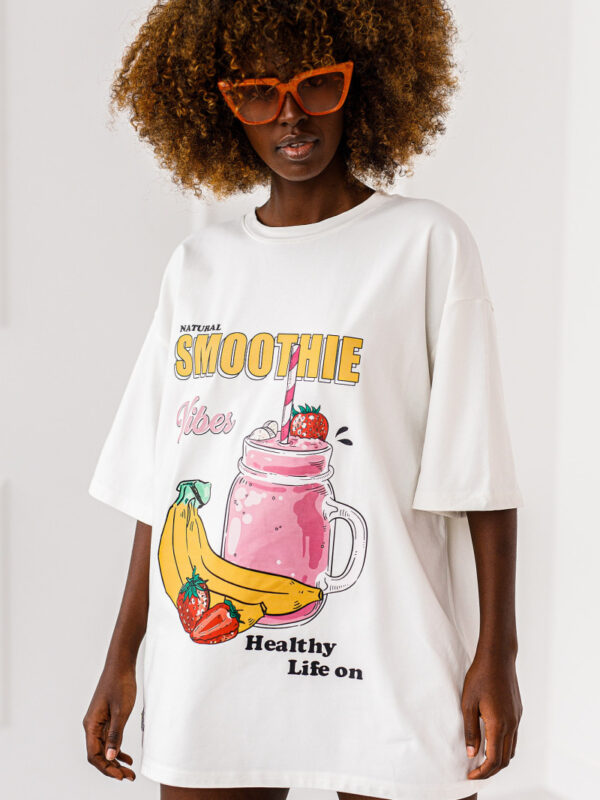 T-SHIRT OVERSIZE SMOOTHIE VIBES #01