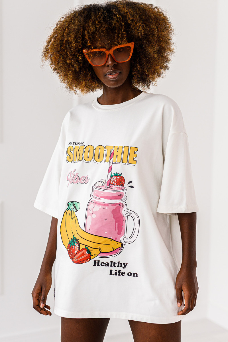 T-SHIRT OVERSIZE SMOOTHIE VIBES #01