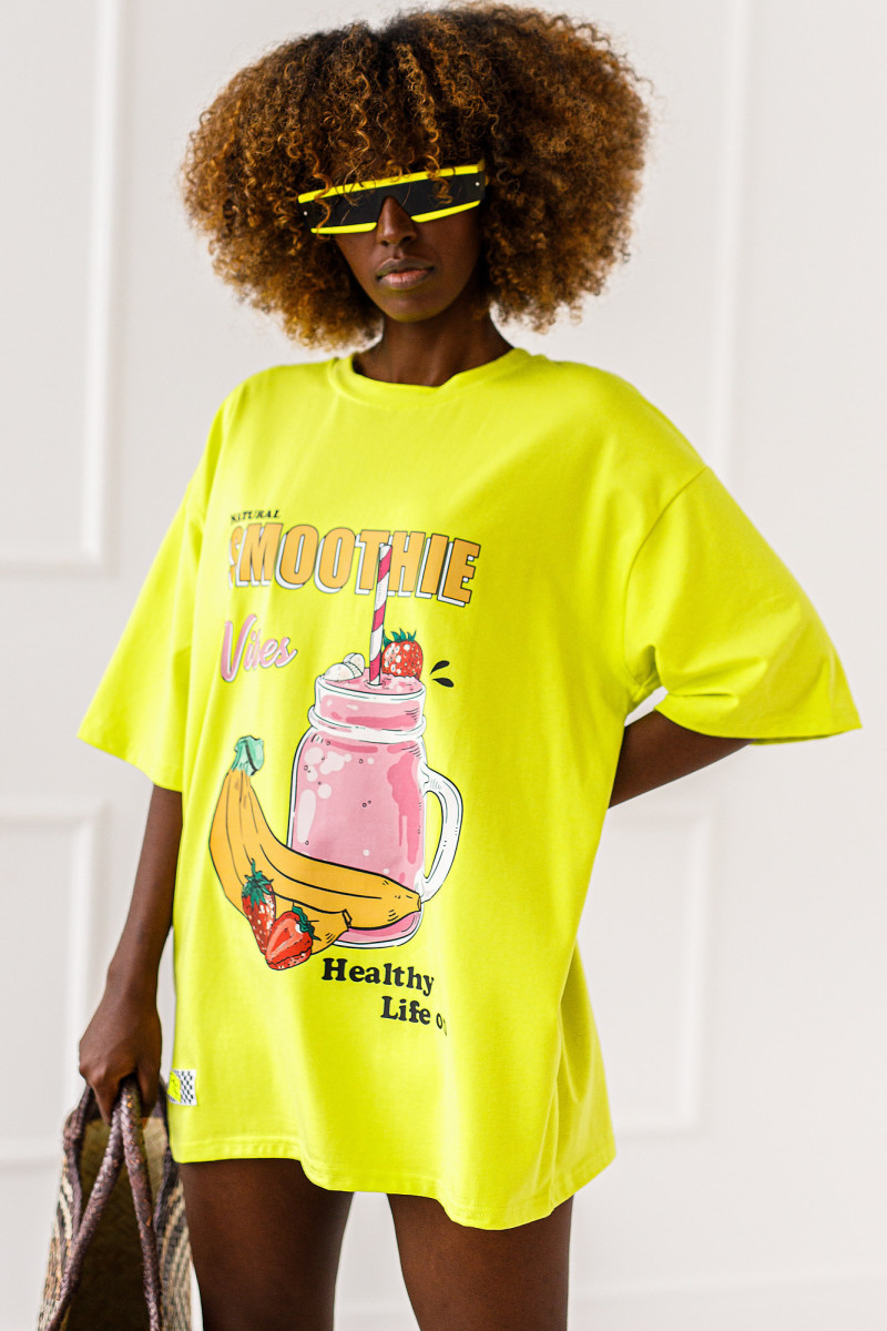 T-SHIRT OVERSIZE SMOOTHIE VIBES #03