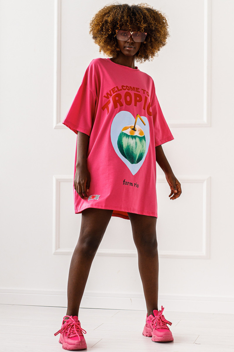 T-SHIRT OVERSIZE TROPICS #02 - obrazek 4