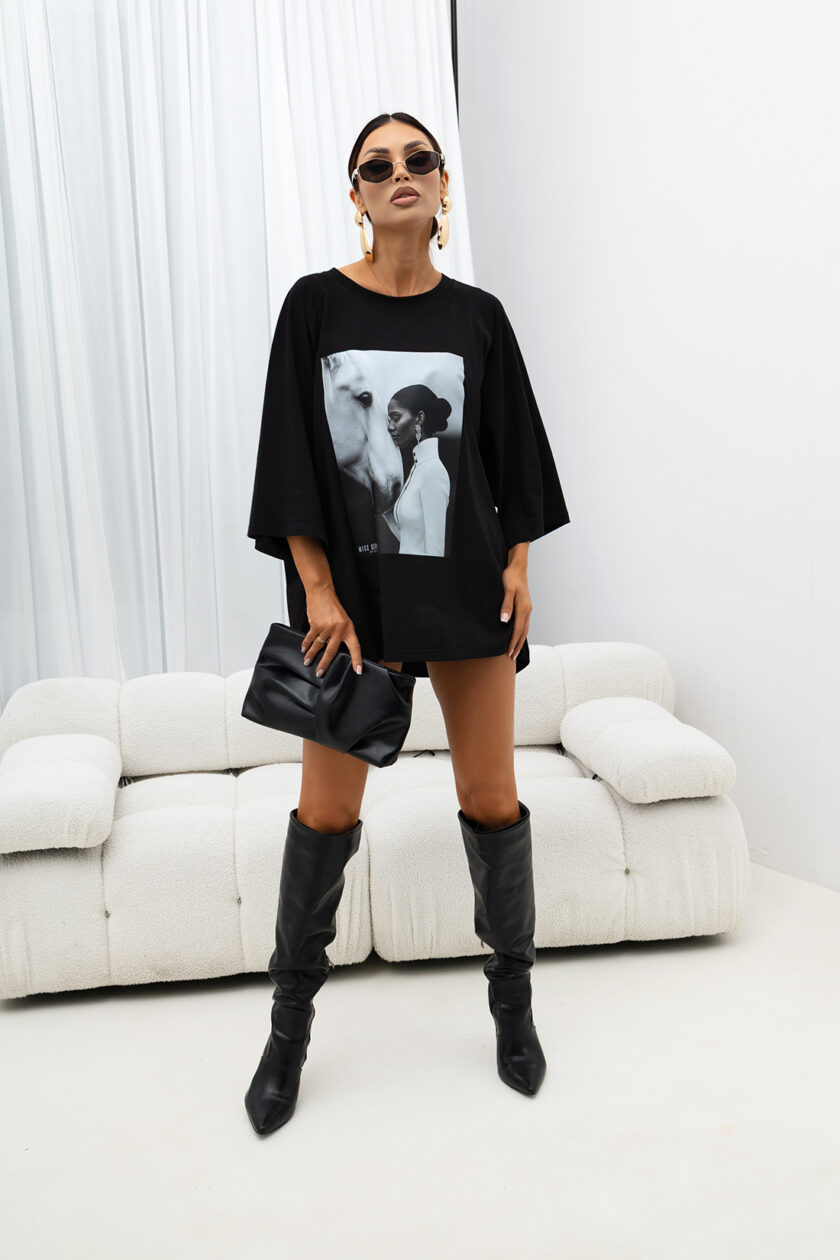 T-SHIRT OVERSIZE CALM #MCO1 - obrazek 3