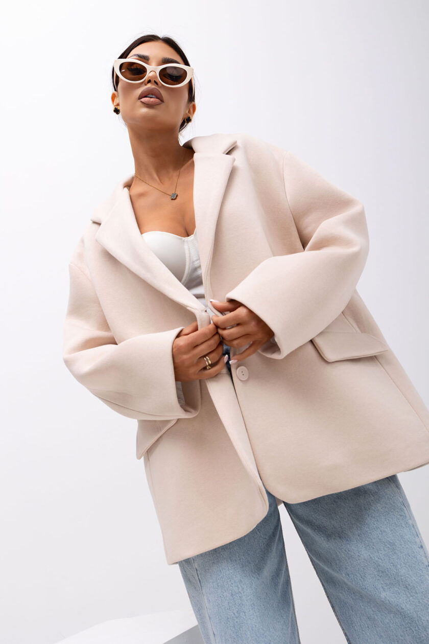 MARYNARKA OVERSIZE EDITORIAL #MCO07 - obrazek 3